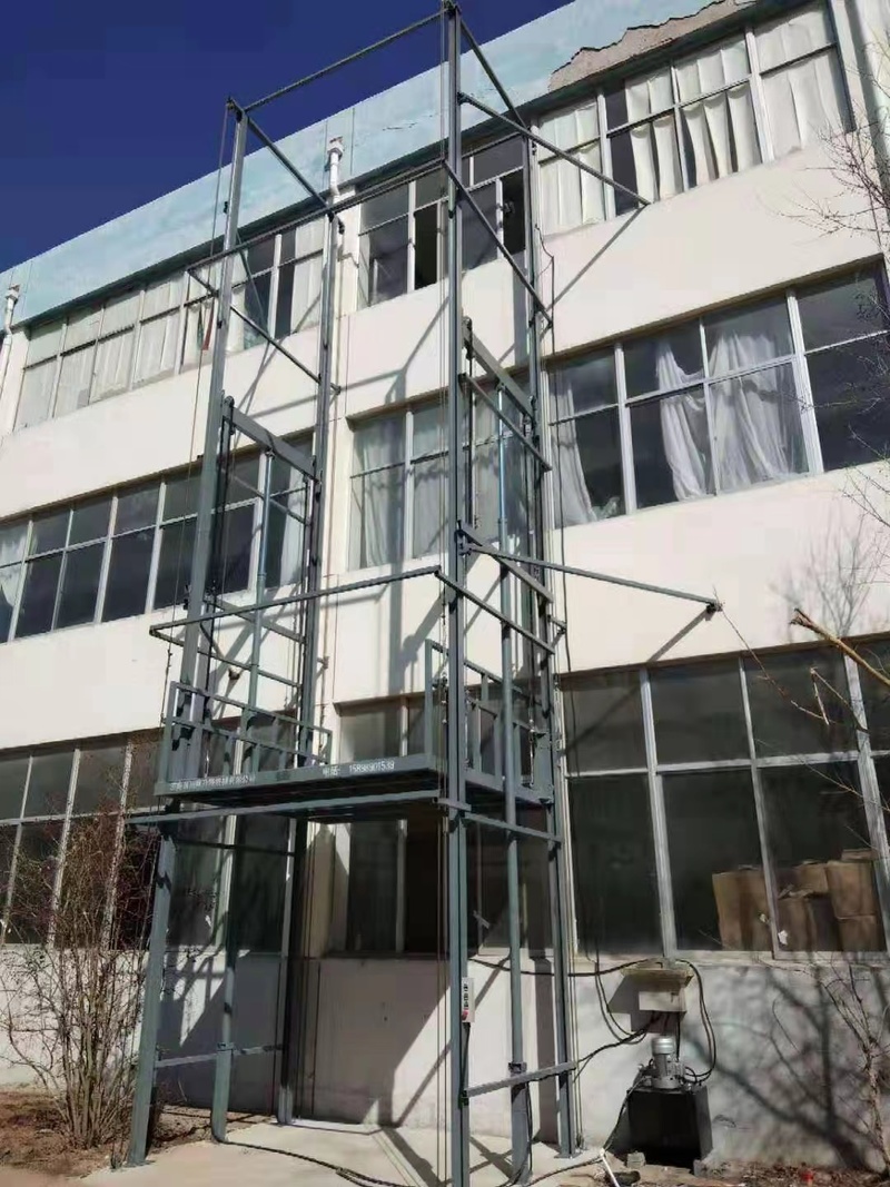 儋州室外贴墙货梯
